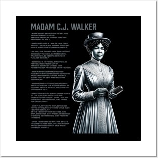 Madam C.J. Walker - Black History Legend Posters and Art